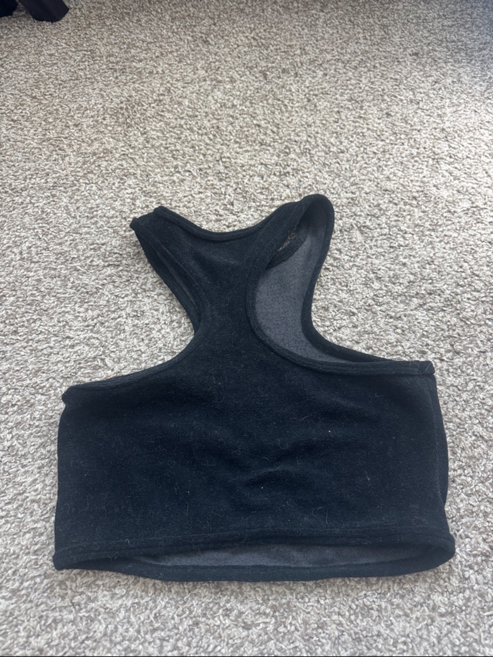 Off-White Black Cropped Racerback Tank - Picture 2 of 2